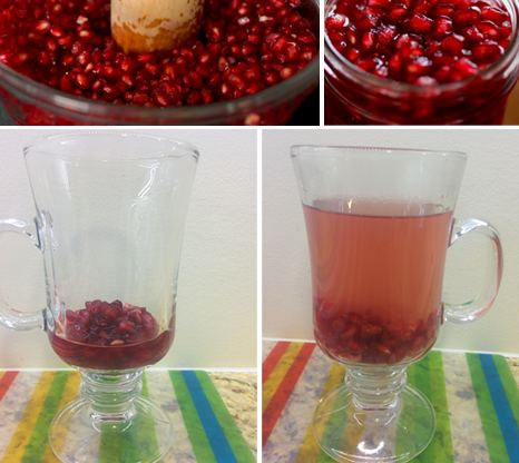Pomegranate Tea Steps