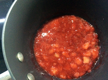 Strawberries Sauce Compote