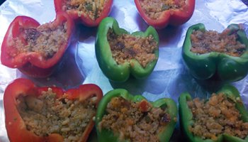 Stuffing Peppers