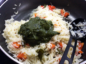 Spinach with Rice