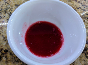 Plant-Based Raspberry Fruit Compote