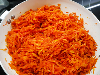 Carrot Saffron Pudding